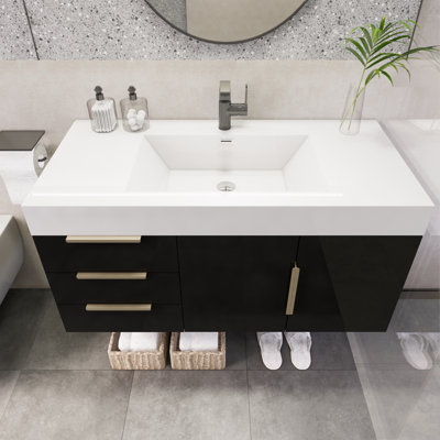 Meuble-lavabo simple mural 42 po Funston