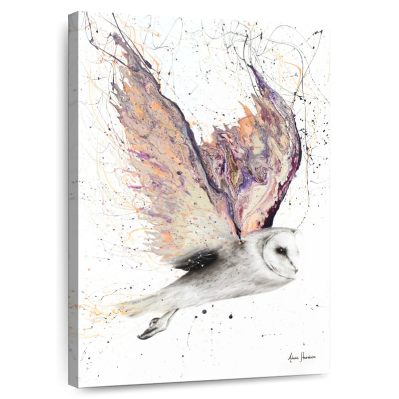 Brampt Heart Winged Owl, 36" H x 24" W