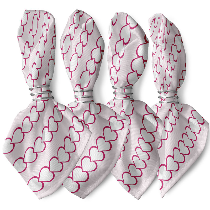 Laicie-Louise Be Mine Napkins, Pink