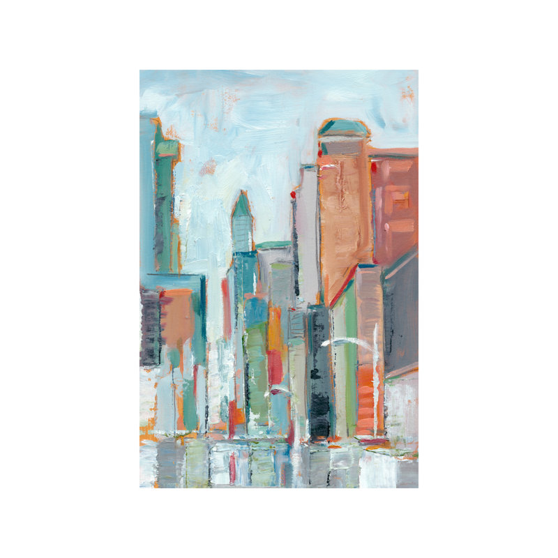 Downtown Contemporary I by Ethan Harper - Painting on Canvas, Wrapped Canvas, 152.5 cm H x 101.5 cm W x 3.175 cm D