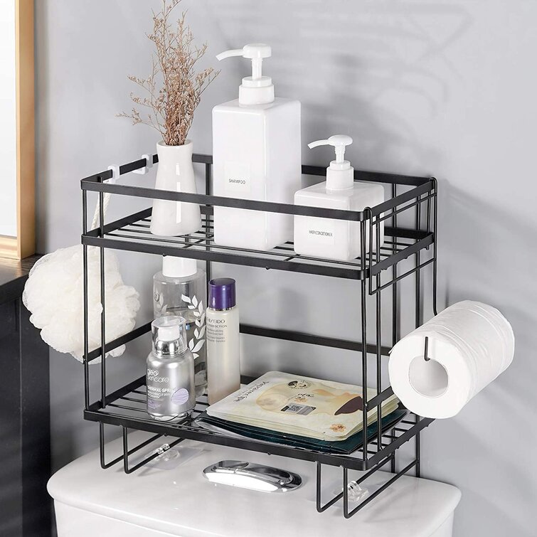 Rebrilliant Arinola Metal Adhesive Bathroom Shelves