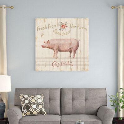 " Farm Patchwork VI " by Danhui Nai Painting Print