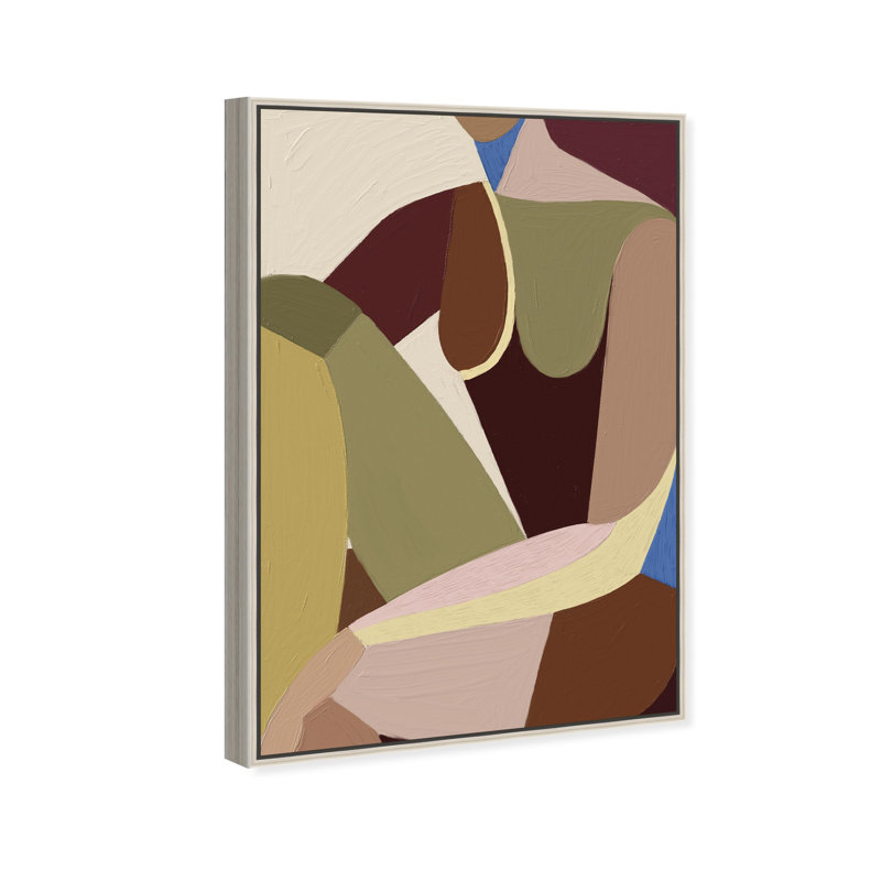 Studio Of Shapes Print by Oliver Gal, 31" H x 21" W, Silver Floater Frame
