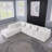 Modular Sofa Chenille Fabric,  Simple And Grand, The Seat And Back Is Very Soft. This Is Also A KNOCK DOWN Sofa