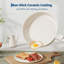 19 Piece Non-Stick Pots and Pans Set, Detachable Handle Cookware