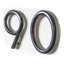 Numéro de maison à fixation flottante en aluminium H 5 po-69292981-64013438