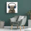 Art mural sur toile bleue-101099778