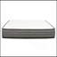 Matelas hybride à ressorts ensachés de qualité supérieure, grand, matelas en mousse viscoélastique imprégnée de gel, blanc / gris-1845651165