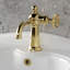 Robinet de salle de bain à poignée simple 1 trou Kingston Brass-105627325