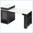 59.5" Kitchen Island with Extendable Dining Table (3 Lengths) and Double-Sided Storage – Black
