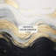 Or et noir Soft Wave Fusion IV - Rideau Shapes - Rideau abstrait occultant - 1 panneaux-475810311