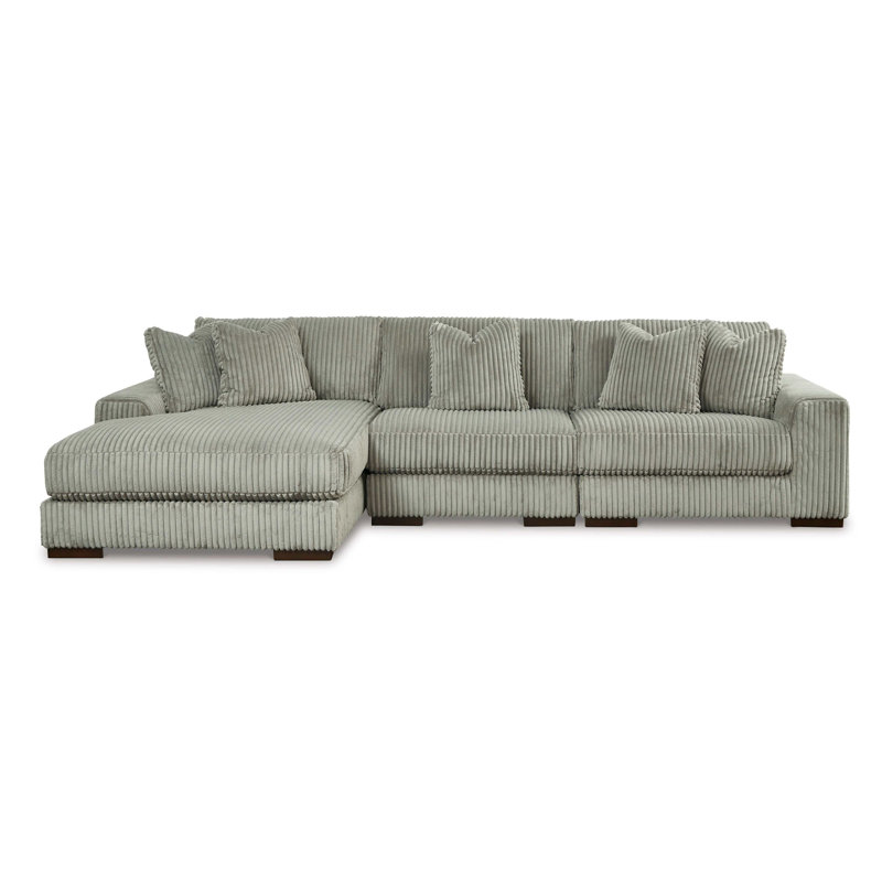 Adones Fog 3pc RAF Chaise Sectional, Left Hand Facing