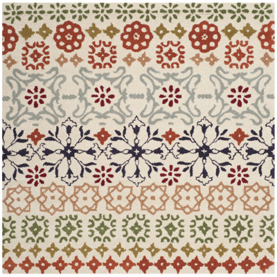Kouerga bHand Tufted Wool Floral Rug