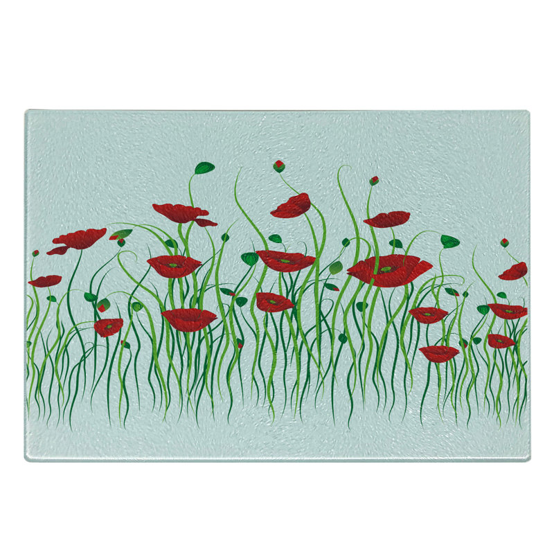 Planche à découper en verre trempé Ambesonne