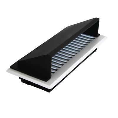 Solid Metal 6"X14" Deflector Unbreakable Cast Aluminum | Air & Heat Diverter
