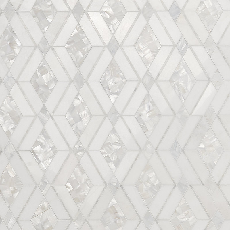 Benes 10.02 W x 10.02 L Tile, White
