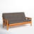 Lakel Full-Size Futon Frame Includes 6" Innerspring Mattress-108726645-3771031