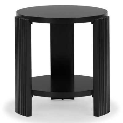 Liabella Round Wood Accent Table