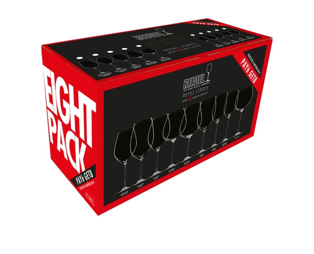 RIEDEL Veritas Champagne Wine Glass (Pay 6 Get 8) (Set of 8), 22 oz.