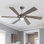 Ventilateur de plafond d'intérieur intelligent de 60 po avec lumières DEL Lucienne