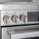 Cosmo 30 in. Vista Collection 5 cu. ft. Electric Ceramic Glass Range, 5 Burner Elements, Convection Oven, Stainless Steel