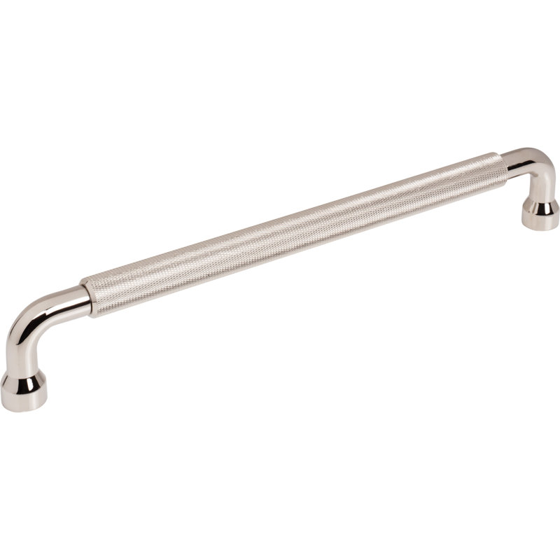 Garrison Appliance Pull, Polished Nickel, 12" Center To Center