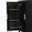 Storage Cabinet With Adjustable Shelves, 4-Door Sideboard With Storage Racks And Side Hooks, Wooden Cabinet With Aluminum Handles For Living Room, Dining Room-1846655946