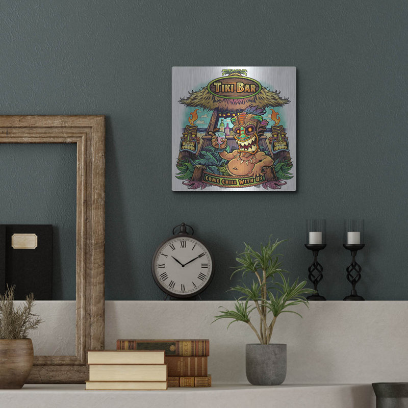 "Tiki Bar" par Flyland Designs, H 12 po x l 12 po