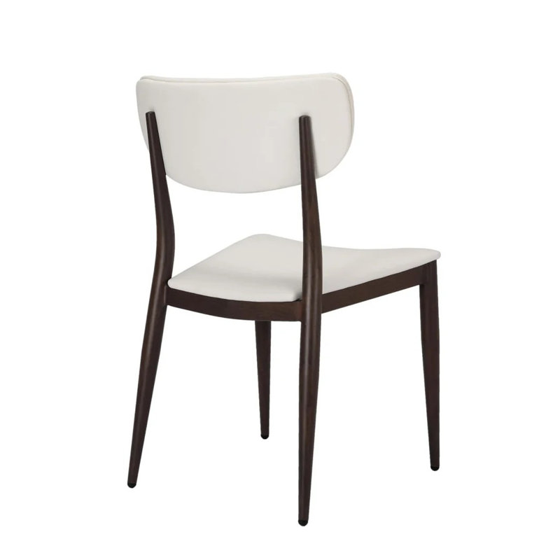 Myella 18'' H Faux Leather Upholstered Side Chair, White
