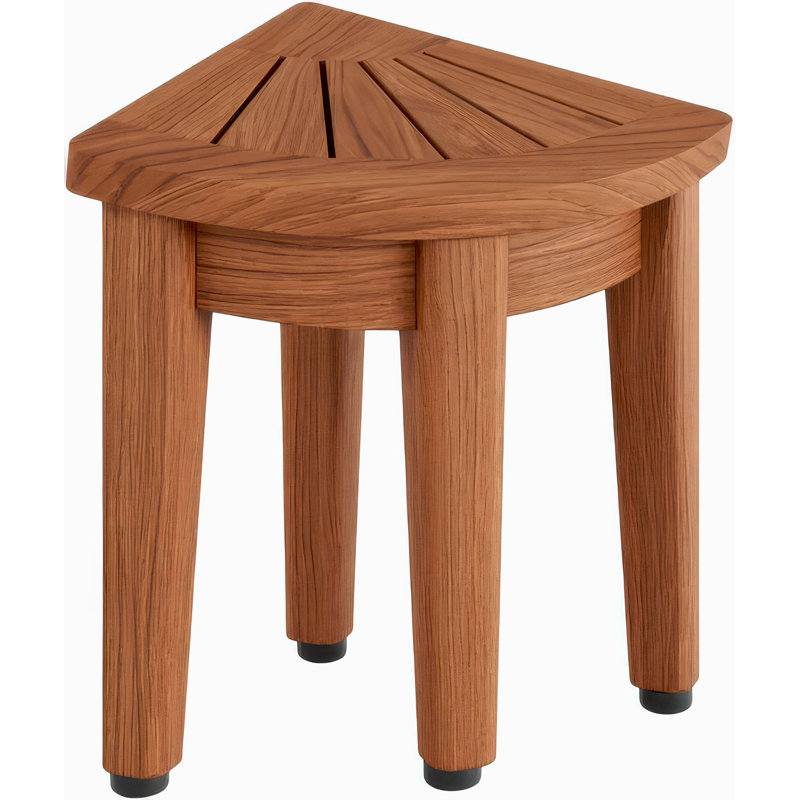 Repose-pieds breveté Kai-Bjon, Huile de teck, H 12,5 po x l 12 po x P 8,5 po
