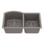 Ensemble d'évier de cuisine à double cuve 60/40 Karran Quartz 32 "X 21"-50597829