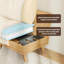 Modular Corner Sofa, L-shaped Couch With Movable Ottoman, Comfy Corduroy Couch With Spring Cushion-1116951045