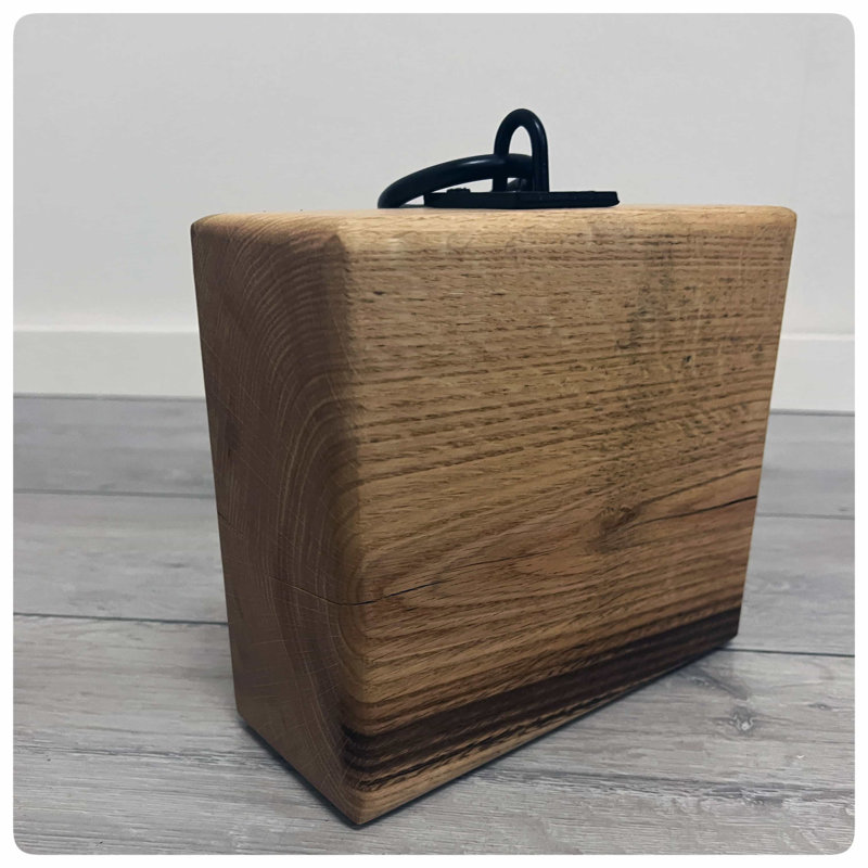 Kiah Wood Weighted Floor Stop