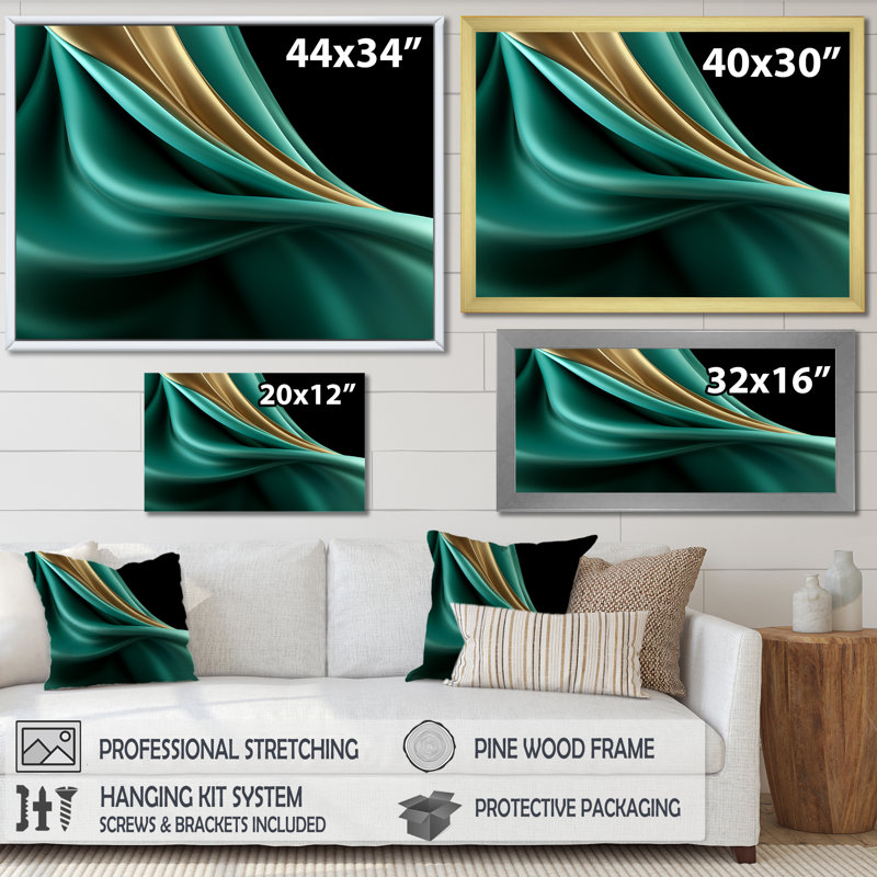 Abstract Echoes Swirls 3 - Abstract Collages, art mural, Toile tendue, H 24 po x l 32 po x P 1 po