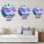 Horloge murale impressionniste avec paysage II-59913811