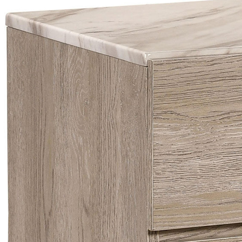 Justina 23.25'' W Nightstand, Cream