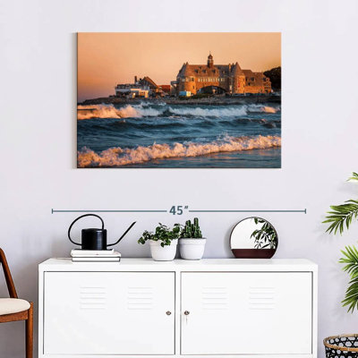 " Narragansett Towers Canvas Print "