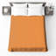 Couvre-lit matelassé orange uni toutes tailles-126175124