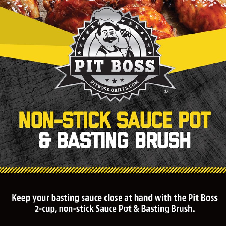 Pit Boss Non-Stick Sauce Pot & Basting Brush