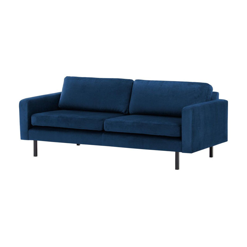 Lioni 3 Seater Velvet Sofa, Blue