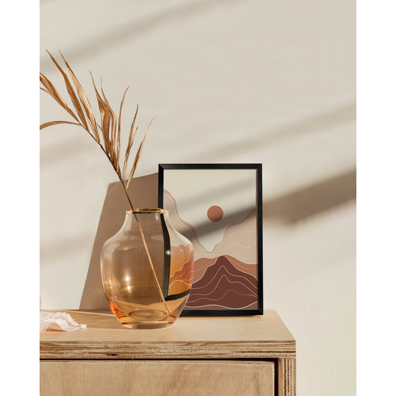 Cadre photo en métal avec verre, Noir, L 4 po x H 6 po
