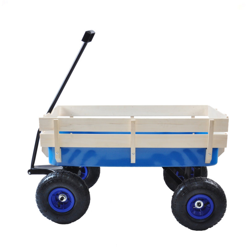 Chariot de jardin pour l'extérieur, Bleu