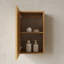Armoire murale haute avec portes et tablettes