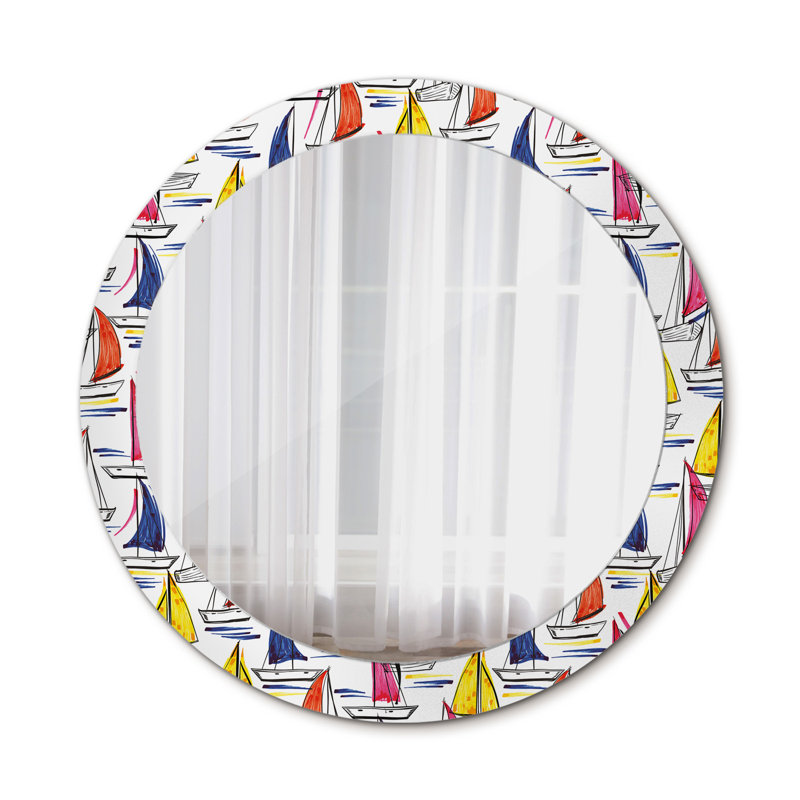 Huldar Glass Flat Wall Mirror