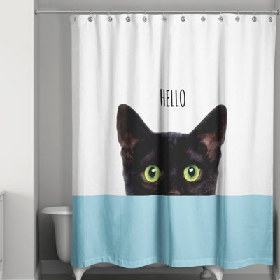 Rideau de douche simple Cats Collection