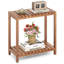 Table de rangement à 2 niveaux
