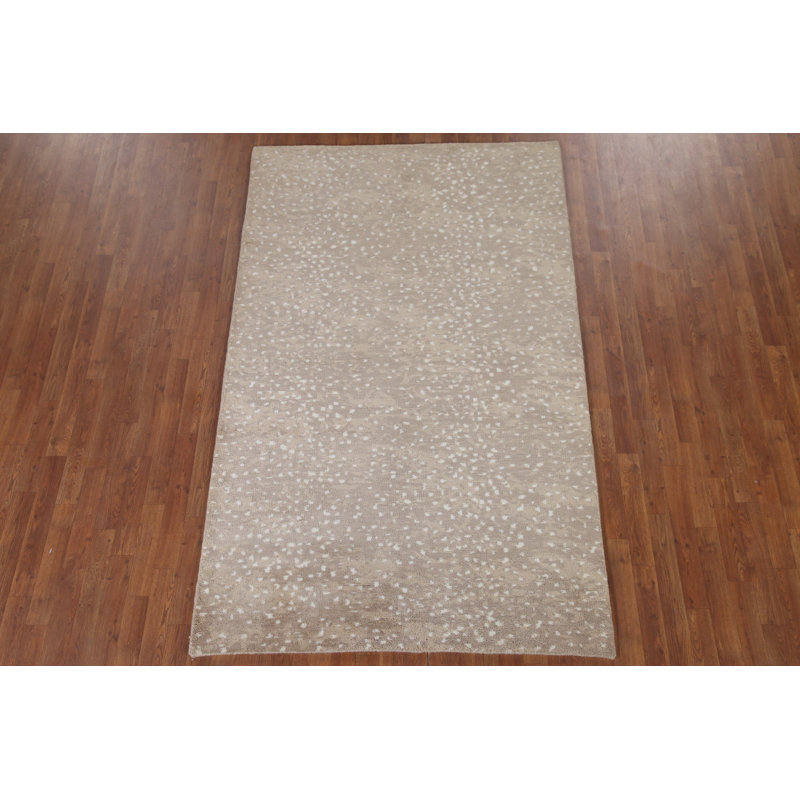 Tapis oriental à pois marocain 5 x 8