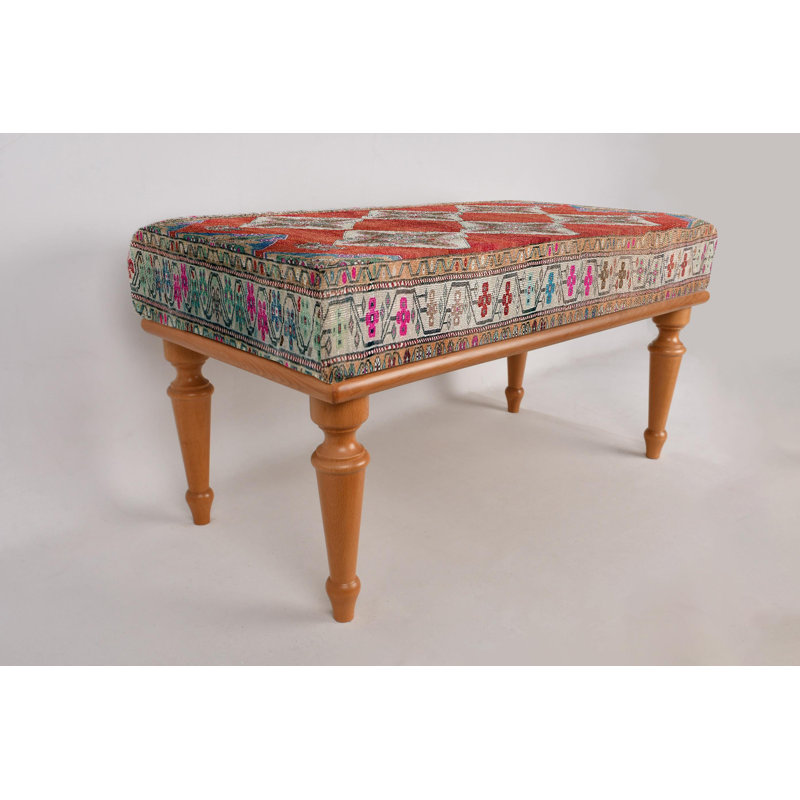 Siège de fenêtre, banc de bureau, banc de repose-pieds, banc rembourré, banc de tapis turc, banc Kilim, banc de décoration intérieure, banc fabriqué à la main
