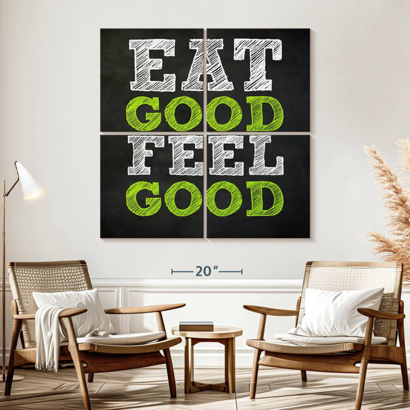 Tergel Eat Good Feel Good, H 57 po x l 57 po
