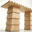 Console en bois de style français-129406889